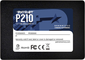 Patriot P210 SATA III 1TB Internal Solid State Drive 2.5" SSD : P210S1TB25 Hard Drives JS Bazar