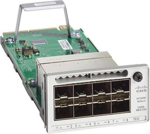 Cisco Catalyst 9300 Series Network Module - Expansion module - 100M/1G/2.5G/5G/10 Gigabit Ethernet x 8