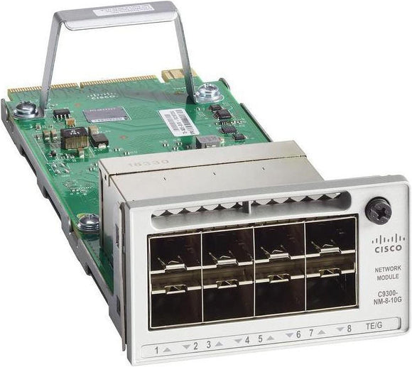Cisco Catalyst 9300 Series Network Module - Expansion module - 100M/1G/2.5G/5G/10 Gigabit Ethernet x 8 Networking Switches JS Bazar