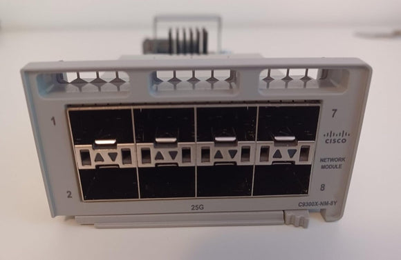 Cisco Catalyst 9300 Series Network Module - Expansion module - Cisco 1Gb Ethernet/10Gb Ethernet/25Gb Ethernet SFP x 8 Networking Switches JS Bazar