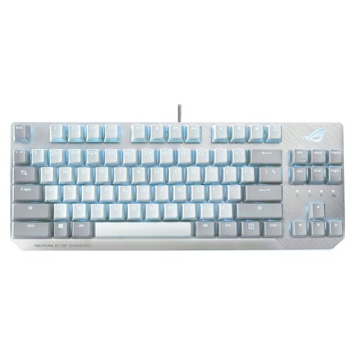 Asus X806 Rog Strix Scope NX TKL RGB Moonlight Wired Mechanical Gaming Keyboard - White | 90MP02B6-BKCA00 - JS Bazar