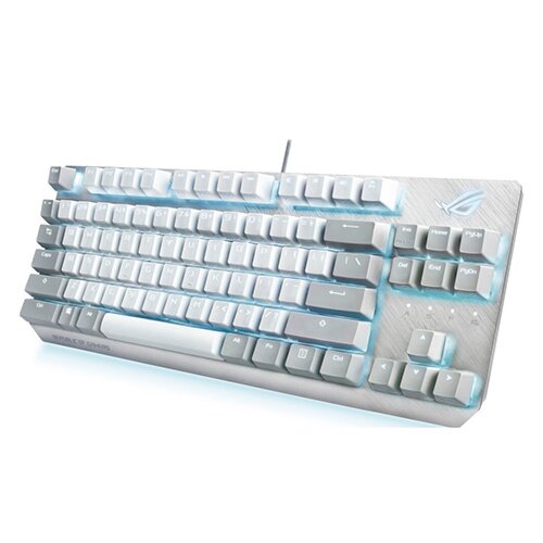Asus X806 Rog Strix Scope NX TKL RGB Moonlight Wired Mechanical Gaming Keyboard - White | 90MP02B6-BKCA00 - JS Bazar