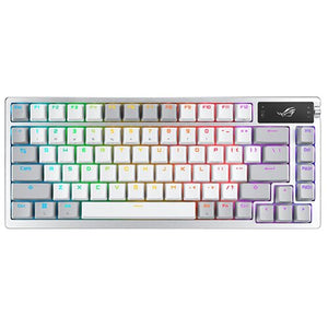 ASUS ROG Azoth TKL Mechanical Switches Gaming Keyboard (Arabic/English) - White | 90MP031A-BKCA10 - JS Bazar