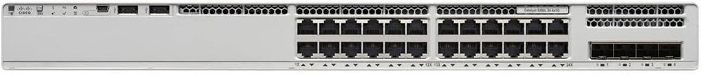 CISCO Catalyst 9200 C9200L-24P-4X Layer 3 Switch - 24 X Gigabit Ethernet Network, 4 X 10 Gigabit Ethernet Uplink - Manageable - Twisted Pair, Optical Fiber - Modular - 3 Layer Supported