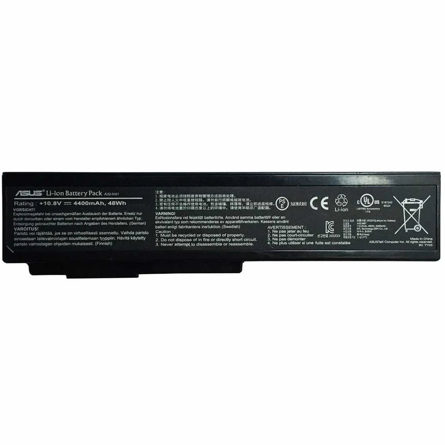 Asus A32-M50 90-NED1B2100Y M50 M50Sa M51Se N53SV M51Va M70Sa 11.1V 4400mAh Asus Laptop Battery Laptop Batteries JS Bazar