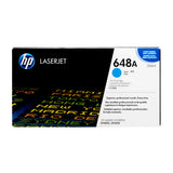 Original HP 648A Cyan LaserJet Toner Cartridge CE261A