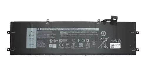 Original Laptop Battery DWVRR For Dell Alienware X15 R1 R2 X17 R1 R2 Inspiron 16 7620 2-in-1 0817GN 0017GN NR6MH 11.4V 87WH - JS Bazar