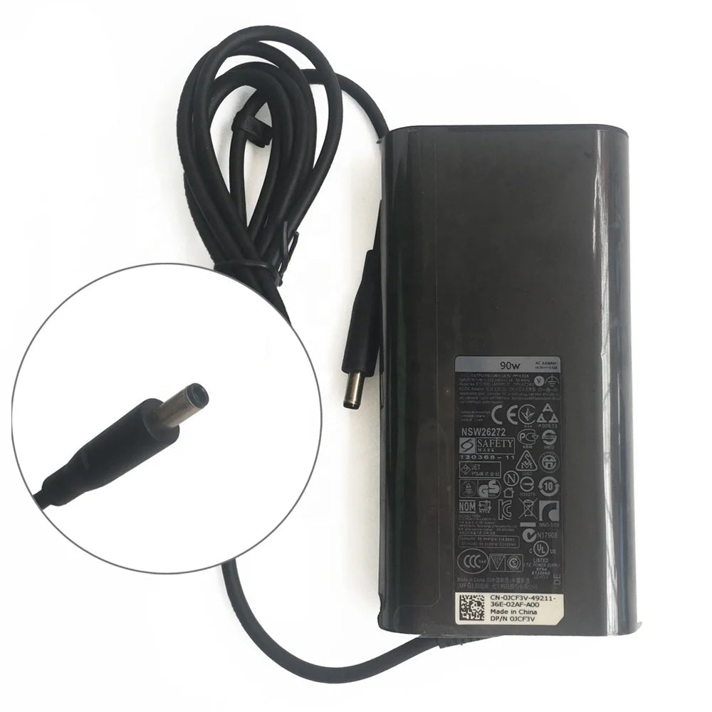 90W Dell Laptop charger for Dell Latitude E5400, Latitude E5500, Inspiron 1440, Inspiron 1750, 0J62H3,R8D4D, D094H Laptop Charger JS Bazar