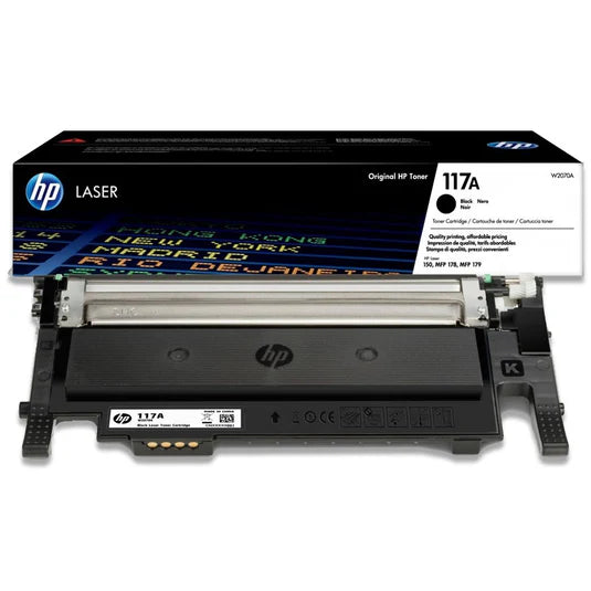 HP 117A Original Laser Toner Cartridge - Black W2070A