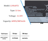 L19C6P72 L19L6P72 Laptop Battery for Lenovo ThinkPad P15V Gen 1 20TQ 20TR Gen 2 21A9 21AA Gen 3 T15P Gen 1 20TN 20TM Gen 2 21A7 21A8 Gen3 Series SB10T83203 SB10T83204 5B10W13960 5B10W13961 11.55V 68Wh Laptop Battery JS Bazar