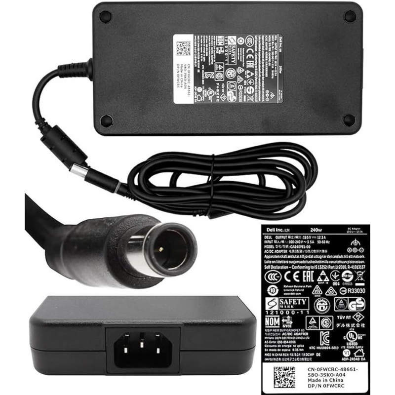 240W Dell charger for Dell Notebook Model: Dell Precision M6400 Dell Precision M6500 Dell Precision M6600