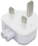 Apple UK 3-pin duckhead wall plug for MacBook iPad iPhone charger image 1