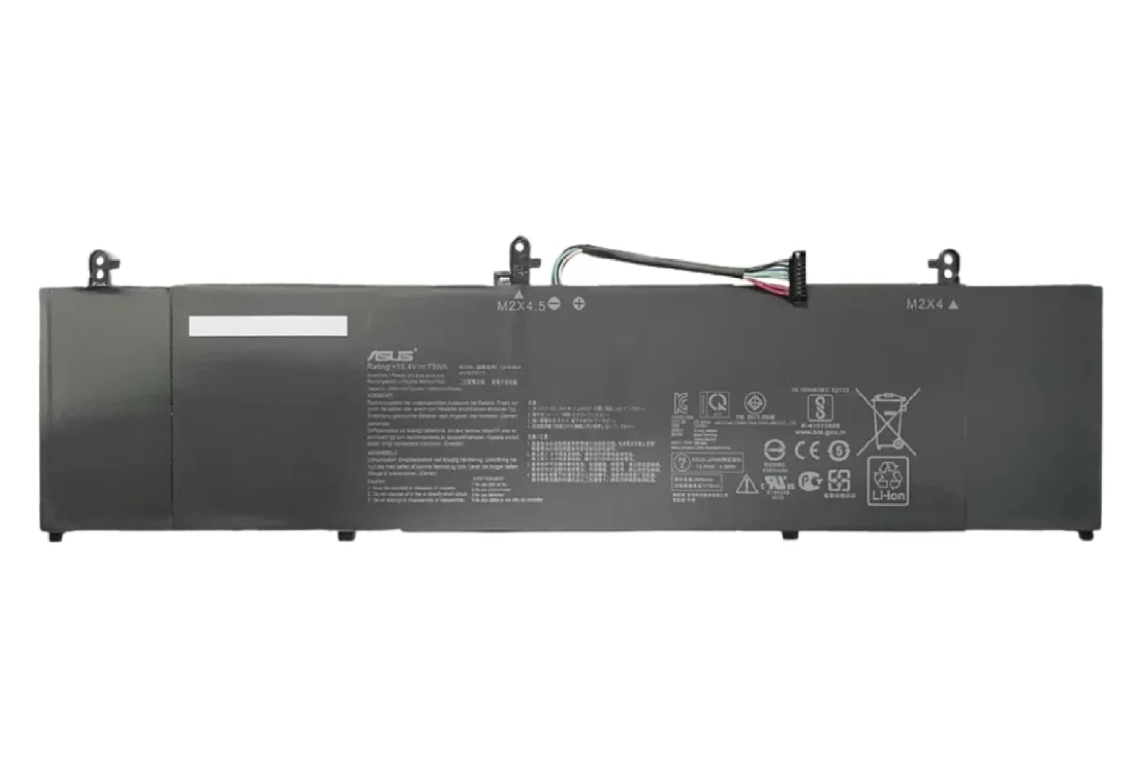 Asus 15.4V 73Wh C41N1814 0B200-03120100 0B20003120100 C41PPEH 4ICP4/73/110 Original Laptop Battery for Asus ZenBook 15 UX533 UX533FD UX533FD-A9082T UX533FN UX533FN-A8021T Laptop Batteries JS Bazar