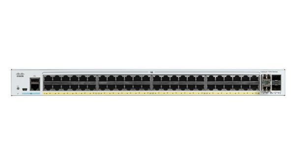 Cisco Catalyst C1000-48P-4X-L network switch Managed L2 Gigabit Ethernet (10/100/1000) Power over Ethernet (PoE) Grey