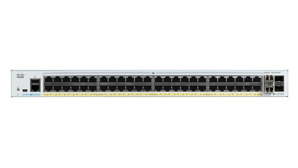 Cisco Catalyst C1000-48P-4X-L network switch Managed L2 Gigabit Ethernet (10/100/1000) Power over Ethernet (PoE) Grey Networking Switches JS Bazar
