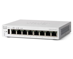 Cisco Catalyst 1200-8T-D Smart Switch, 8 Port GE, Ext PS, Desktop-