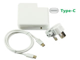 61W USB Type C MacBook Charger USB type C for Apple MacBook Apple iPhone and iPad Apple MacBook A1718, A1708 Laptop Charger JS Bazar