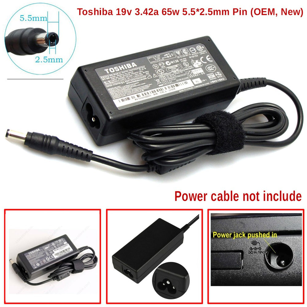 19V 4.74A 90W Charger For Toshiba Satellite 1A9 A200-1AA - JS Bazar