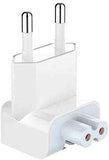 Detachable EU 2-pin power adapter for iPhone iPad MacBook charger image 1
