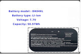 Original DK04XL 50.97Wh Laptop Battery Replacement for HP Chromebook x360 13c Series Enterprise Elite C1030 Series HSTNN-DB9W DK04050XL 7.7V Laptop Batteries JS Bazar