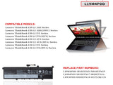 L19M4PDD L19D4PDD L19C4PDD Laptop Battery for Lenovo ThinkBook 13S G2 ARE G3 ACN ThinkBook 13S G2 ITL ThinkBook 14S G2 ITL Series 5B10Z37621 SB10Z37619 5B10Z37618 5B10Z37617 SB10Z37616 15.44V 56Wh image 5