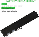 14.8V 46Wh 3100mAh 45N1138 45N1139 45N1140 45N1141 121500158 Replacement Laptop Battery for Lenovo ThinkPad S431 S440 V4400u S3 S5 - image 2
