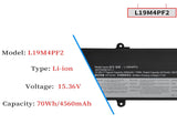 L19M4PF2 L19C4PF2 Laptop Battery for Lenovo S750-15 Yoga Slim 7 15 15-15IIL 15-15IMH Yoga 7-15IMH05 Ideapad Slim 7-15IMH05 Slim 7 S750-15 Series 5B10X18187 5B10X18188 SB10X18189 SB10X18190 15.36V 70Wh image 3