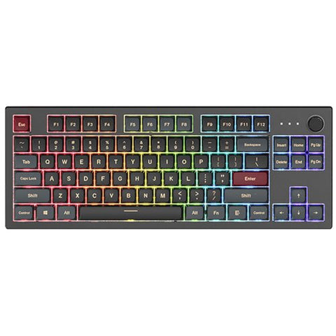 Montech MKey TKL Darkness Mechanical Gaming Keyboard - Brown Switch | MK87DB