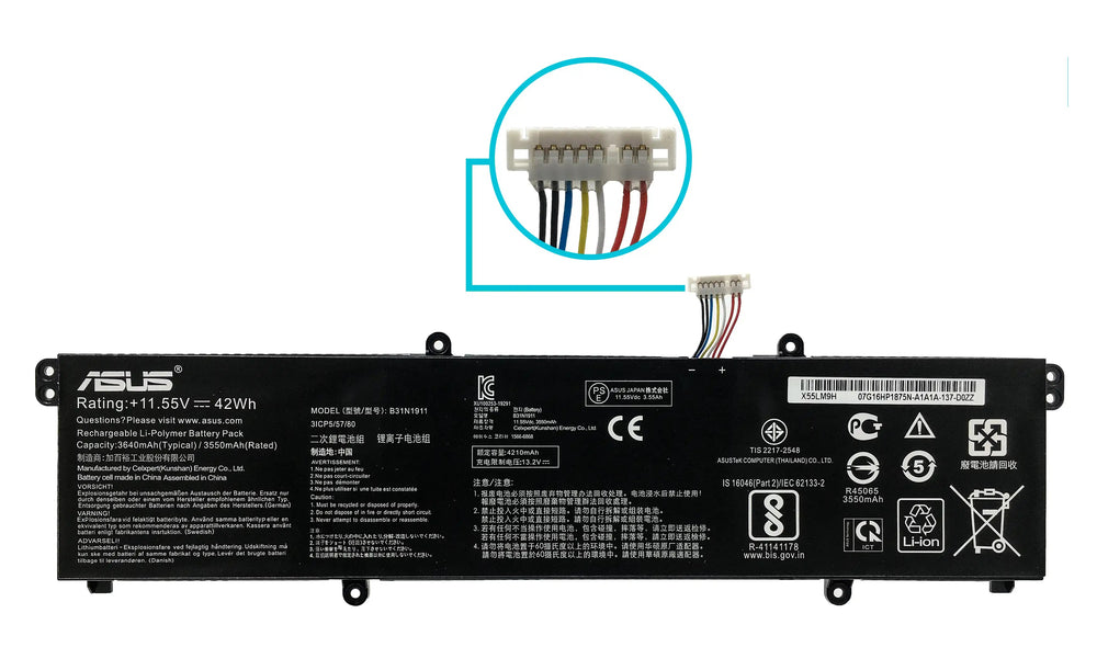 B31N1911 Asus VivoBook Flip 14 TM420IA-EC043T Replacement Laptop Battery Laptop Batteries JS Bazar