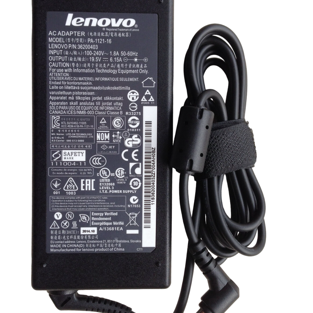 120W Lenovo IdeaPad Y510P, 36200400, 36200403, 19.5V 6.15A Compatible Laptop AC Adapter - JS Bazar