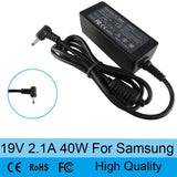 40W Laptop Adapter for SAMSUNG Model NP900X3A-B01 / 19V 2.1A (3.0mm * 1.1mm) Laptop Charger JS Bazar