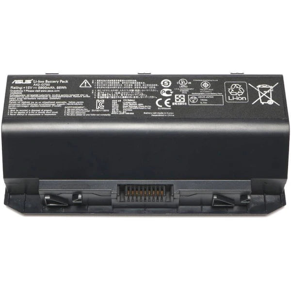 A42-G75 Laptop Battery Compatible With Asus 90-N2V1B1000Y G75VX-CV132H G75V 3D Series, G75VW G75V G75 G75VX Series - JS Bazar