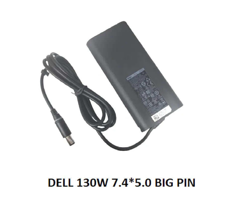 130 watt Charger for Dell DA130PM130 / HA130PM130 small pin size 4.5 Laptop Charger JS Bazar