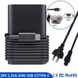 45W replacement Dell USB-C charger AA45NM150 LA45NM150