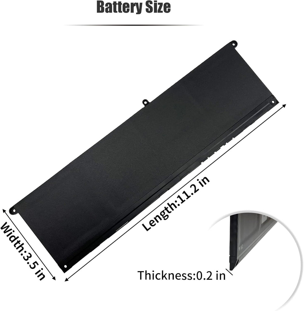 Orginal 54Wh V6W33 Laptop Battery Compatible with Dell Latitude 3320 3420 3520 Vostro 3510 3511 3515 5310 5410 5415 5510 5515 Inspiron 5418 5518 7415 2-in-1 0XDY9K 0WV3K8 0MVK11 0VKYJX G91J0 15V 4-Cell Laptop Batteries JS Bazar