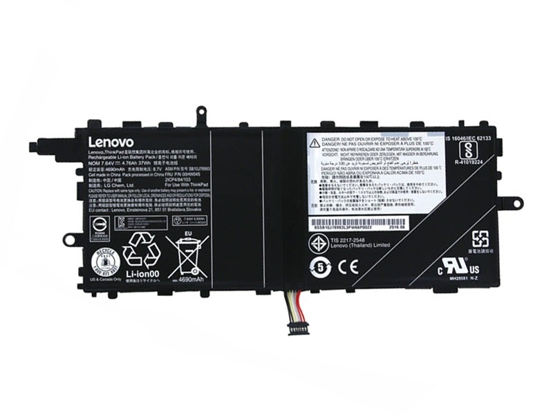 00HW045 00HW046 Lenovo ThinkPad X1 Tablet Gen 2, ThinkPad X1 Tablet(20GG002CGE) Replacement Laptop Battery - JS Bazar