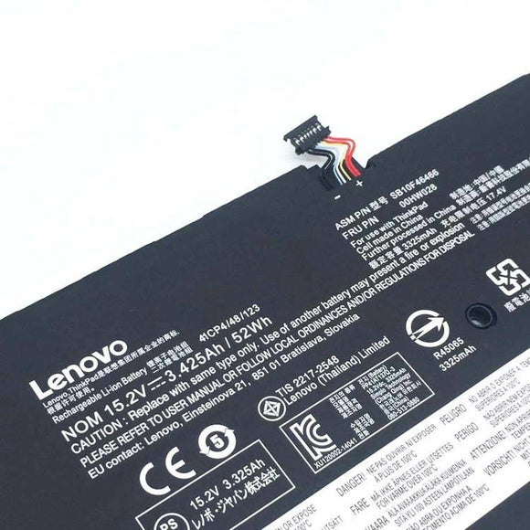 Lenovo ThinkPad X1 Carbon 01AV438, SB10K97567, 00HW028, 00HW029 Replacement Laptop Battery Laptop Battery JS Bazar