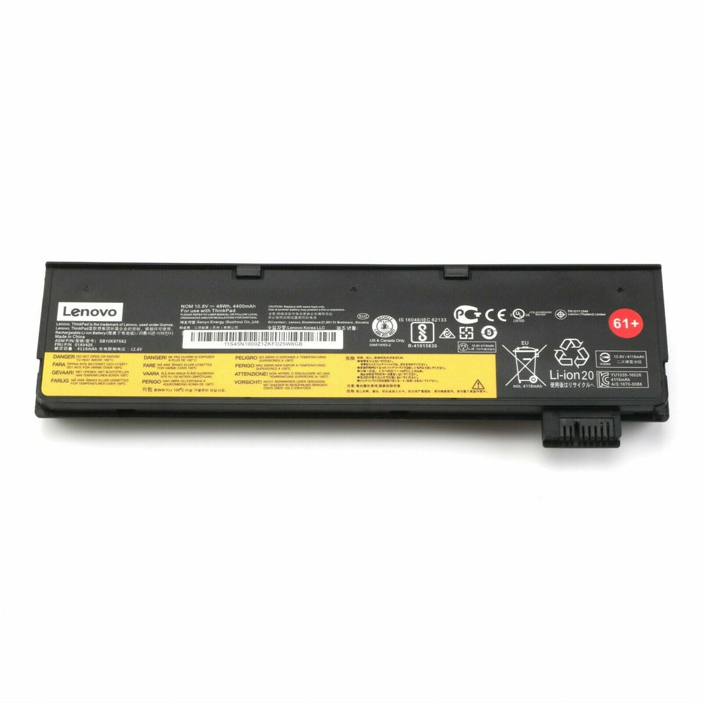 Lenovo ThinkPad T470 T480 T570 T580 01AV425, 01AV428, 01AV492, SB10K97585 61+ Replacement Laptop Battery - JS Bazar