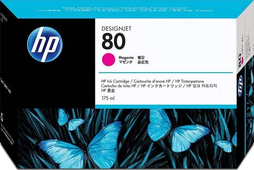 HP 80 175-ml Magenta Ink Cartridge : C4874A Cartridges JS Bazar