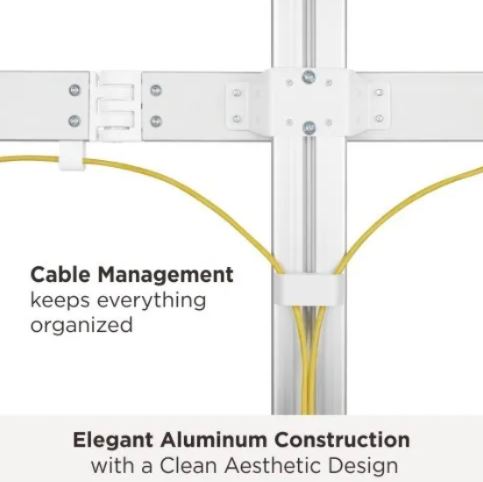 six screens heavy-duty aluminum monitor arms | 91-ldt38c06 - JS Bazar