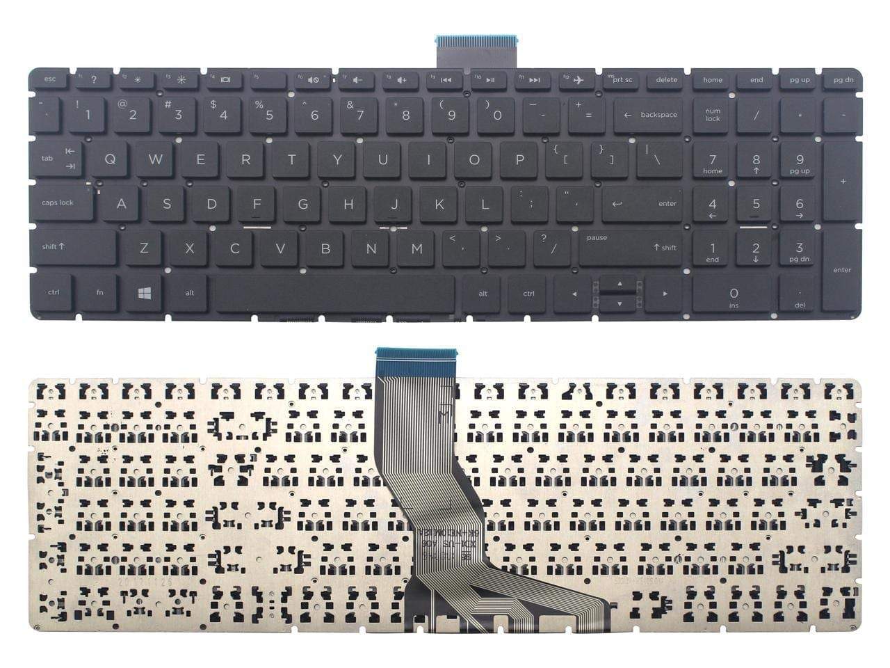 HP 15-bs 15-bs000, 17-BS, 15-Bw, Power 15-B Series US Black Keyboard Laptop Keyboard JS Bazar