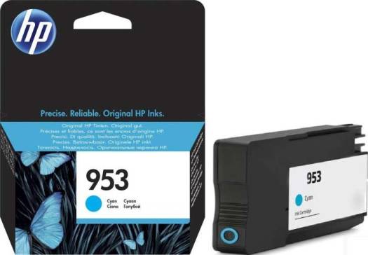 HP 953 Cyan Original Ink Cartridge : F6U12AE Cartridges JS Bazar