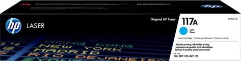 HP 117A Cyan Original Laser Toner Cartridge : W2071A Toners JS Bazar