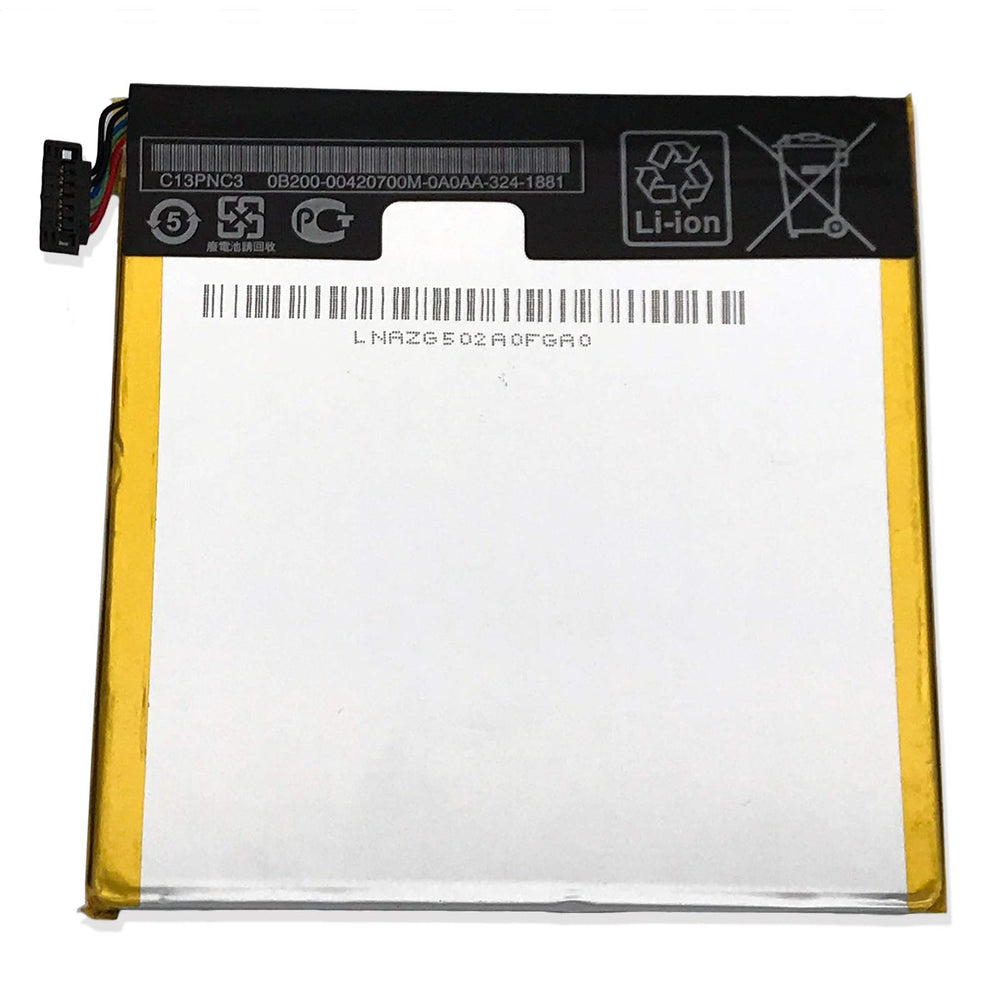 3.8V 15Wh 3910mAh 1 Cells C11P1303 Slim Replacement Laptop Battery compatible with ASUS GOOGLE NEXUS 7 2RD II ME571 ME571K ME571KL Tablet - JS Bazar