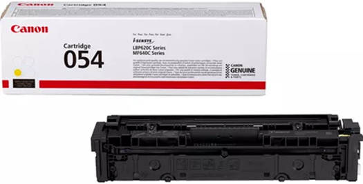 Canon 054 Toner Cartridge Yellow (3021C002) Cartridges JS Bazar