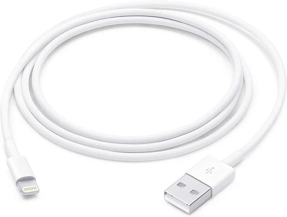 Lightning Cable for iPhone & iPad (1 Meters) - White - JS Bazar