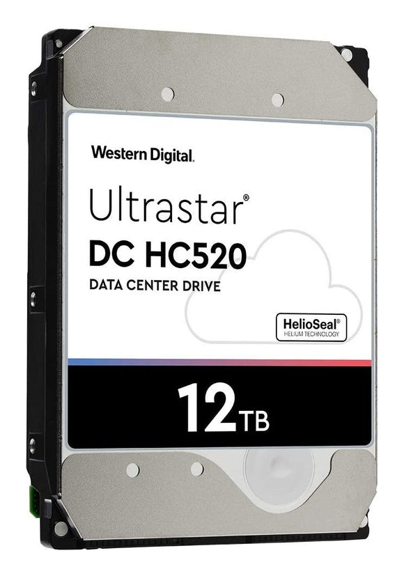 Western Digital Ultrastar DC HDD Server HE12 , 3.5, 12TB, 256MB, 7200 RPM, SAS 12Gb/s, 512E SE | HUH721212AL5204 Hard Drives JS Bazar