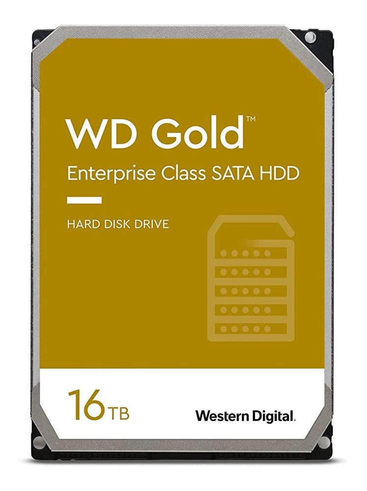 Western Digital 16TB WD Gold Enterprise Class Internal Hard Drive - 7200 RPM Class, SATA 6 Gb/s, 512 MB Cache, 3.5