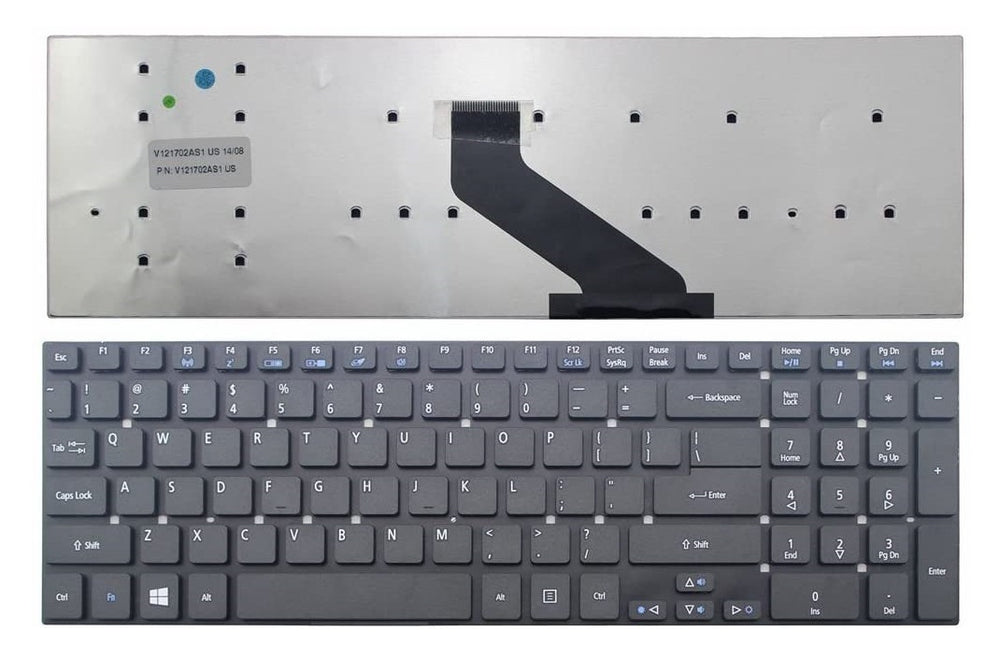 Acer Aspire E15 START ES1-512 ES1-512-C35P ES1-512-P0SY ES1-512-C8HY US layout Black color Laptop Keyboard - JS Bazar