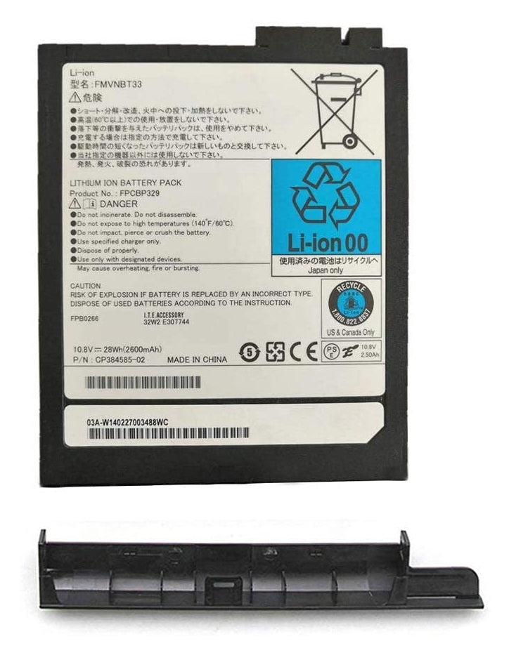 Fujitsu FMVNBT33 FPCBP329 FPB0266 Replacement Laptop Battery Fujitsu T732 T902 CP384585-02 Series 10.8V 28Wh 2600mAh - JS Bazar